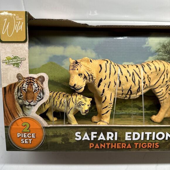 Dr Gabby Safari Adventure Tiger 2 Piece Toy Set Panthera Tigris - Picture 2 of 13